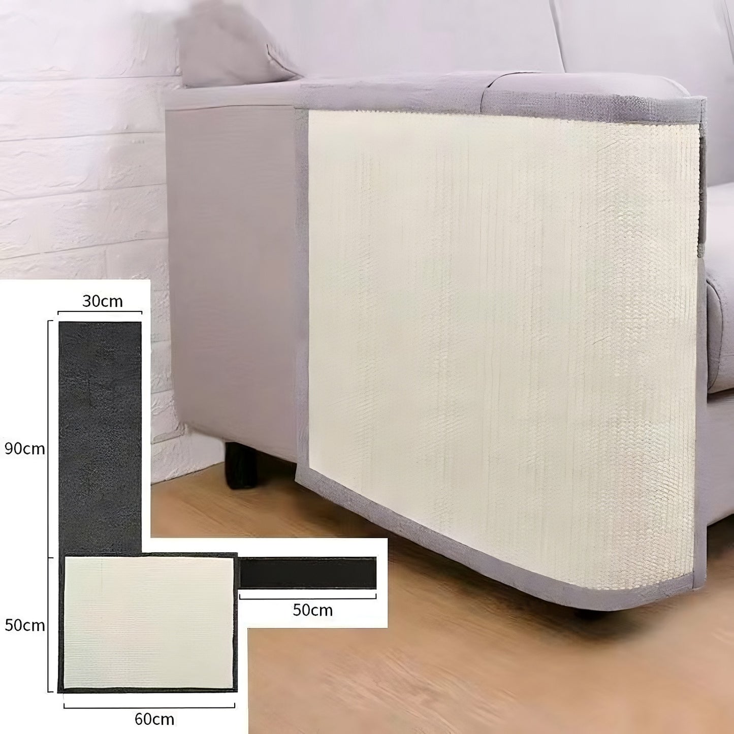 Cat Scratch Sofa Protector – Furniture Protection Pad for Cats