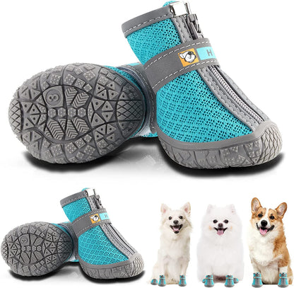 Dog Shoes for Hot Pavement – Protective Breathable Dog Booties