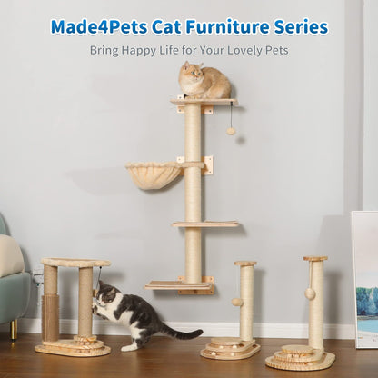 Interactive Cat Scratching Post – All-in-One Play, Scratch & Relax Center
