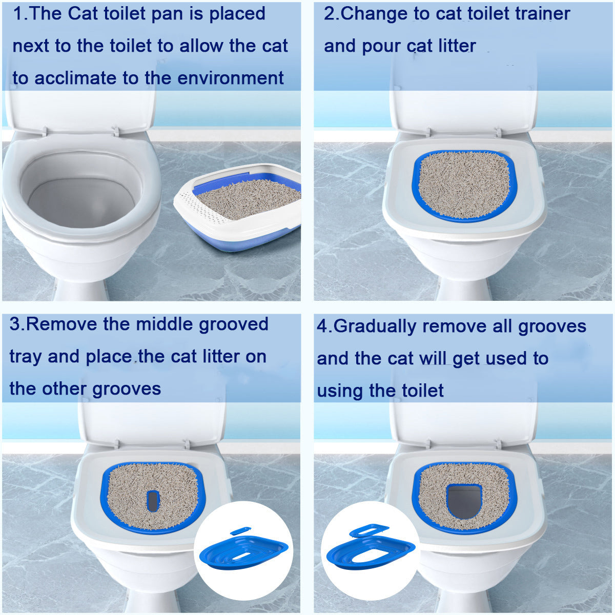 Cat Toilet Trainer – Easy Bathroom Training System for Cats