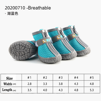 Dog Shoes for Hot Pavement – Protective Breathable Dog Booties