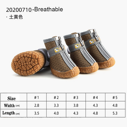 Dog Shoes for Hot Pavement – Protective Breathable Dog Booties