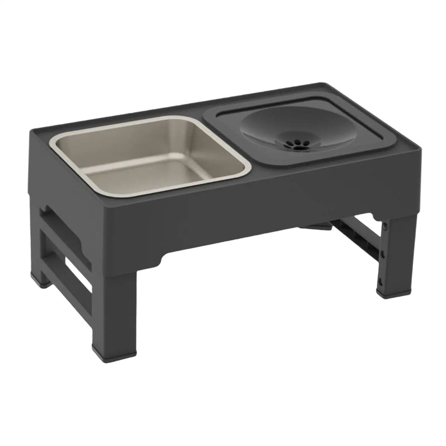 Elevated Mess-Free Dog Bowl – Stable Raised Feeding Bowl for Cleaner Mealtimes